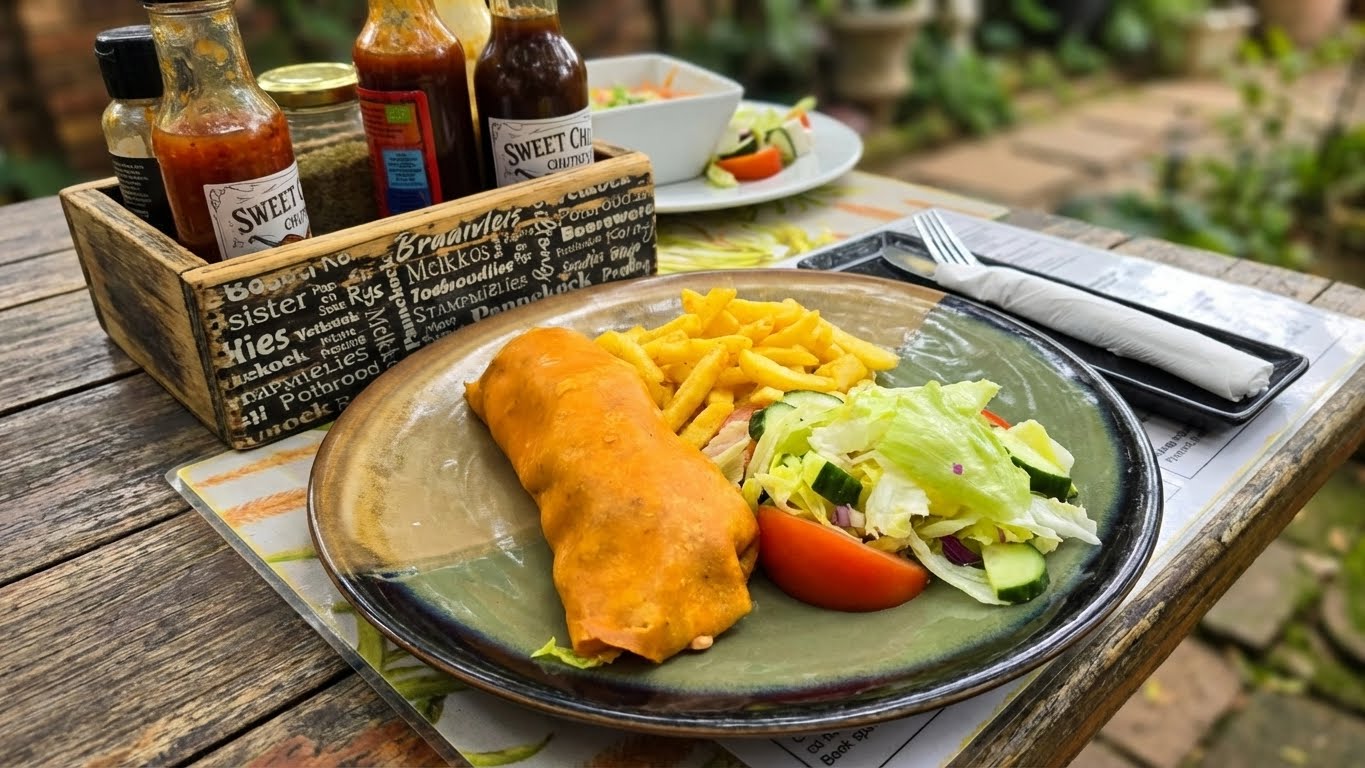 Fresh Vegan Falafel Wrap